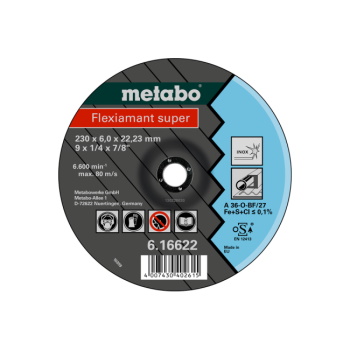 Metabo rezna ploča Flexiamant super SF 27 230x6x22,23mm 616622000 Metabo rezna ploča Flexiamant super SF 27 230x6x22,23mm 616622000